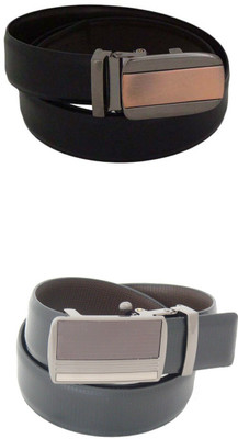 

SFA Men Formal Black Artificial Leather Reversible Belt, Blackbrown362615