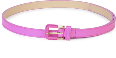 

Buckle Up Women Pink Artificial Leather Belt