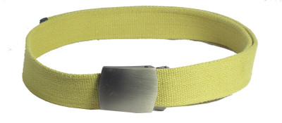 

Revo Men Casual Yellow Canvas Belt