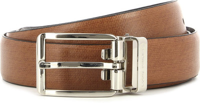 

Louis Philippe Men Tan, Brown Genuine Leather Reversible Belt