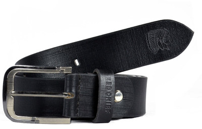 

Red Chief Men Black Genuine Leather Belt, 001
