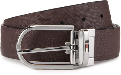 

Tommy Hilfiger Men Black, Brown Reversible Belt, Black and brown
