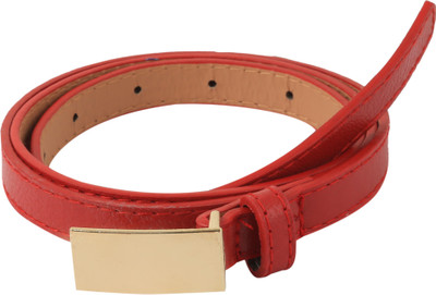 

Alvaro Women Casual Red Artificial Leather Belt