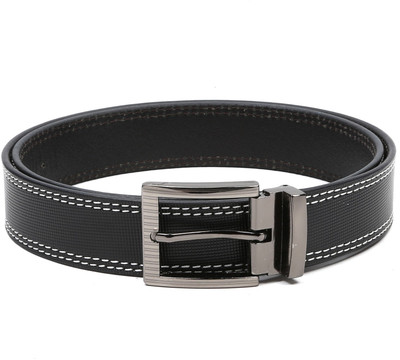 

WildHorn Men Casual Black Genuine Leather Belt