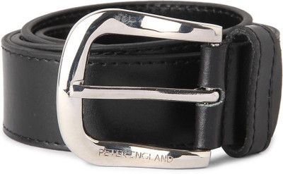 

Peter England Men Black Artificial Leather Belt