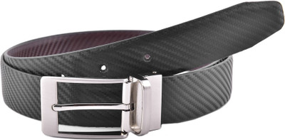 

Buckle Up Men Formal Black Genuine Leather Reversible Belt
