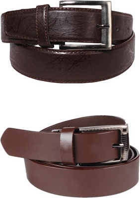 

Lenin Men Casual Brown Genuine Leather Belt