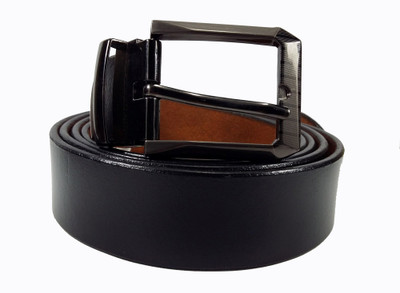 

GetSetStyle Men Casual Black Genuine Leather Belt