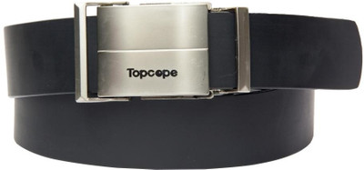 

Buckle Up Men Formal Black Genuine Leather Belt