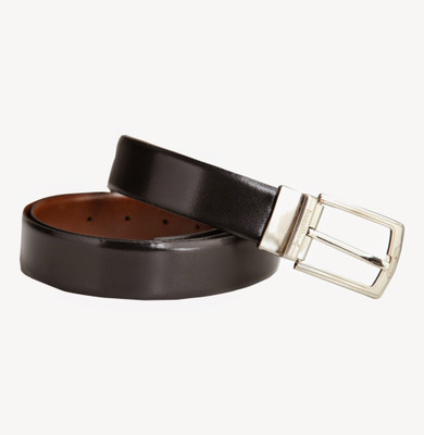 

Kamillo Men Formal Black Genuine Leather Reversible Belt