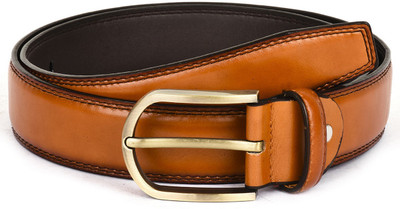 

Buckle Up Men Formal Tan Artificial Leather Belt