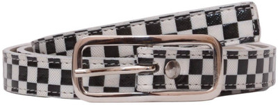 

Snoby Women Casual Grey Synthetic Belt, Grey & black