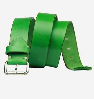 62% OFF on 99Cells Men Casual Green Genuine Leather Belt