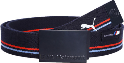

Puma Men Casual Blue Fabric Belt, Bmw team blue-marina blue-high risk red
