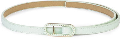 

Buckle Up Women Green Artificial Leather Belt