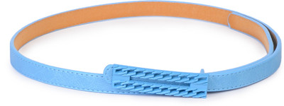 

Buckle Up Women Blue Artificial Leather Belt
