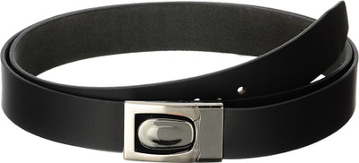 Osaiz Men Formal, Evening, Party Black Genuine Leather, Metal Belt, Black-08
