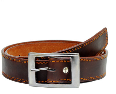 

Tiwari Collection Men Brown Artificial Leather Belt