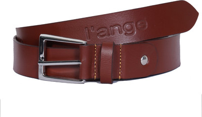 

l'ange Men Casual Brown Genuine Leather Belt