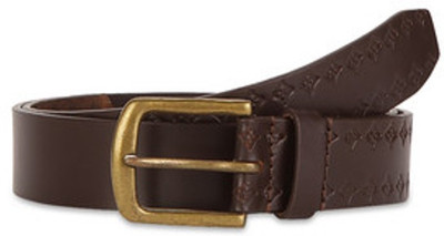 

Paradigm Design Lab Men Casual Brown Genuine Leather Belt