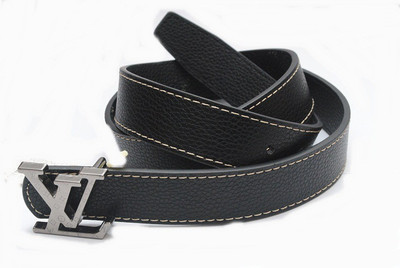 

MADLEY Men Black Genuine Leather Belt