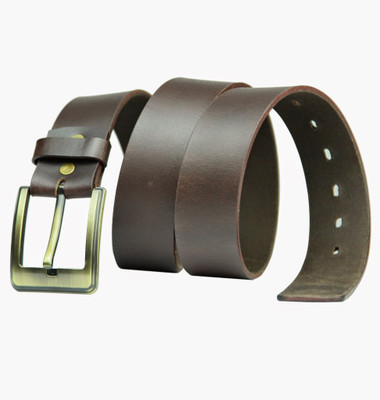 

99Cells Men Casual Brown Genuine Leather Belt