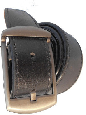 

AmahapGlamourDaze Men Formal Black Synthetic Belt