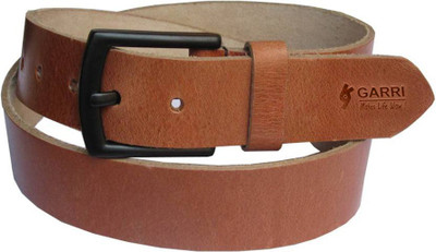 

Garri Men Casual Tan Genuine Leather Belt