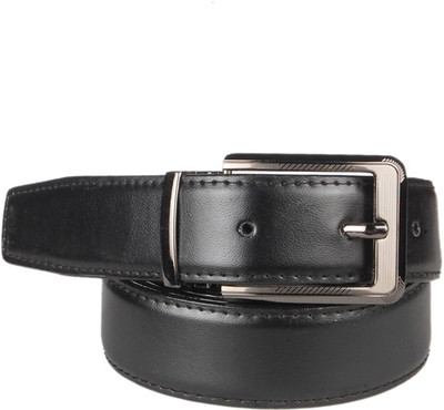 

OODI Men Black Genuine Leather Belt, Blak