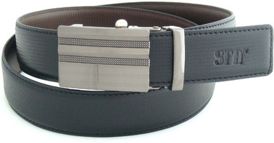 

SFA Men Formal Black Artificial Leather Reversible Belt, Blackandbrown6s04