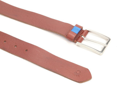 

United Colors of Benetton Men Brown Genuine Leather Belt, 901