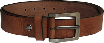 

eXcorio Men Casual Tan Genuine Leather Belt