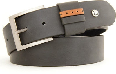 

Hidea Men Casual Black Genuine Leather Belt, Black-06