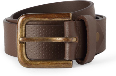

People Men Brown Genuine Leather Belt