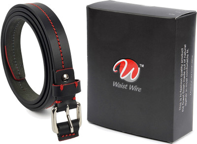 

Waist Wire Women Casual Black Genuine Leather Belt