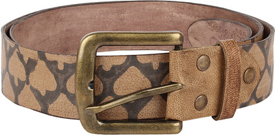 

Rub & Style Men Brown Genuine Leather Belt