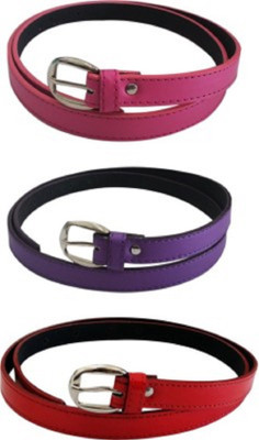 

Nagar Enterprises Women Casual Multicolor Artificial Leather, Fabric Belt, Multicolor-936