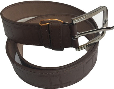 

greenbee Men Brown Synthetic Belt
