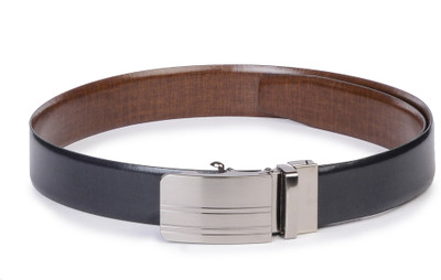 

Buckle Up Men Black Genuine Leather Belt