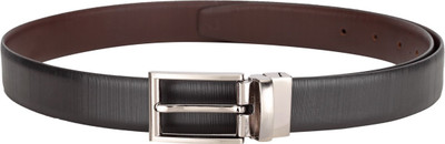 

Teakwood Men Formal Black Genuine Leather Belt