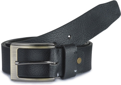 

Buckle Up Men Formal Black Genuine Leather Belt