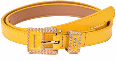 

Tiekart Women Casual Yellow Metal Belt