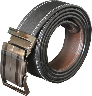 

Sun Shopping Men Formal Black Artificial Leather Belt