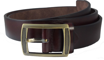 

Ammvi Creations Men Formal Brown Genuine Leather Belt