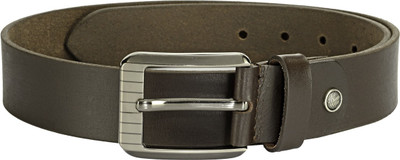

TKWD Leathers Men Casual Brown Genuine Leather Belt