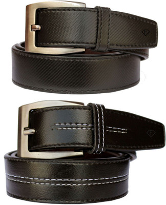 

Fashius Men Black Artificial Leather Belt, Brown-01