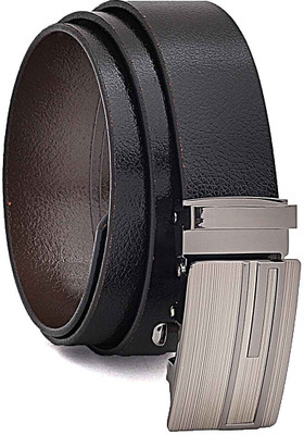 

Hawai Men Casual, Formal Black Genuine Leather Belt, Black-01