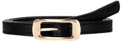 

Lino Perros Women Casual Black Artificial Leather Belt