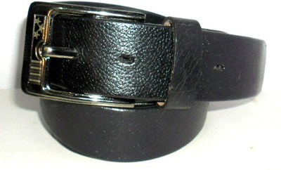 

Troyfashion Men Black Genuine Leather Belt