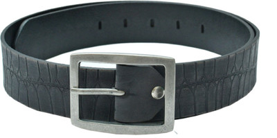 

Pacific Gold Men Casual Black Genuine Leather Belt